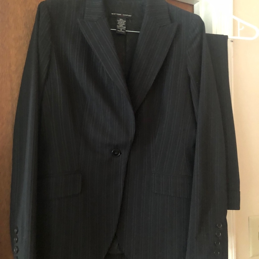 Pinstripe pantsuit